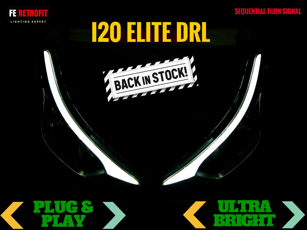 Hyundai I20 Elite DRL (Sequential Turn Signal) – FE Retrofit